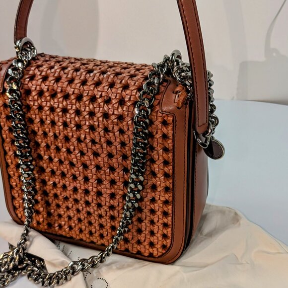 Stella McCartney Light Terracotta Falabella Mini Crossbody Bag - Picture 17 of 17